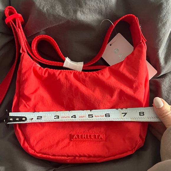 Athleta Red mini crescent crossbody Bag - Picture 4 of 7